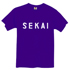 ロゴTシャツ 紫[PURPLE]
